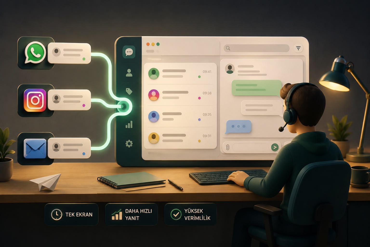 WhatsApp, Instagram ve E-posta Destek Taleplerini Tek Ekrandan Yönetmenin Verimliliğe Etkisi