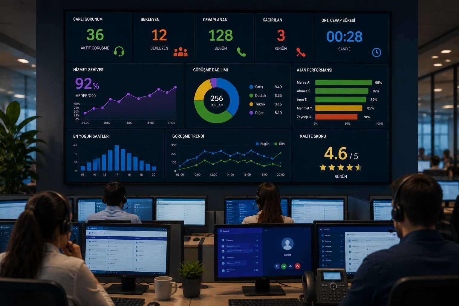 Wallboard Ne İşe Yarar? Çağrı Merkezlerinde Kullanım Alanları