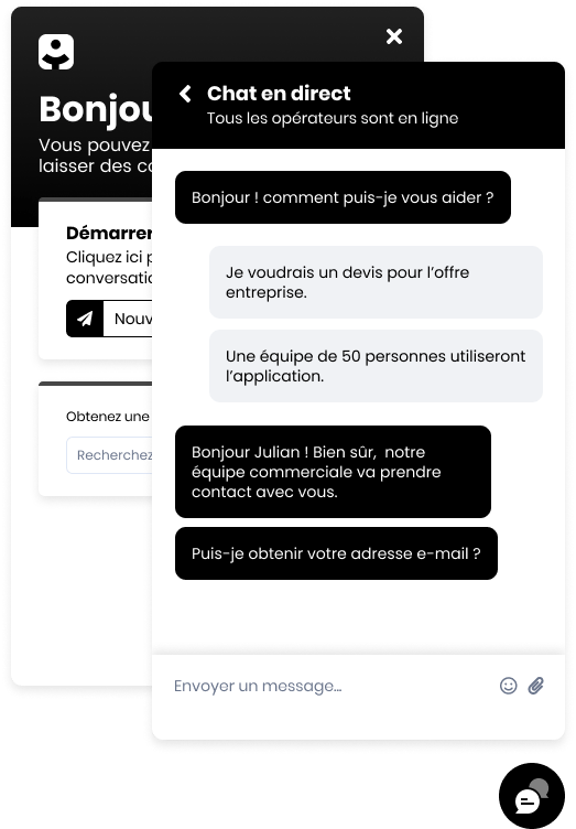 Infoset Chat en Direct Intelligent