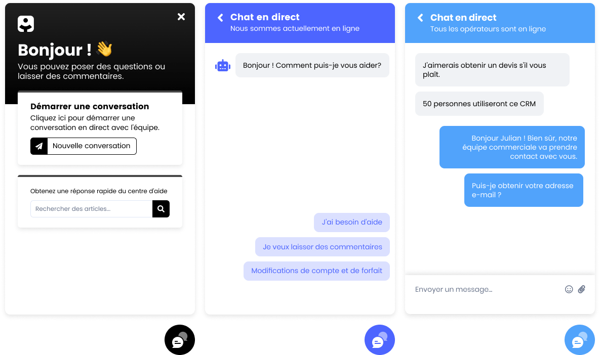 Infoset Chat en Direct Intelligent