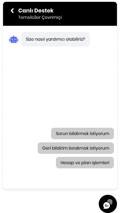 Infoset chatbot, sohbet robotu