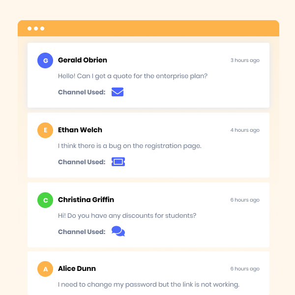 Infoset Omnichannel-Kundenbetreuung, Helpdesk