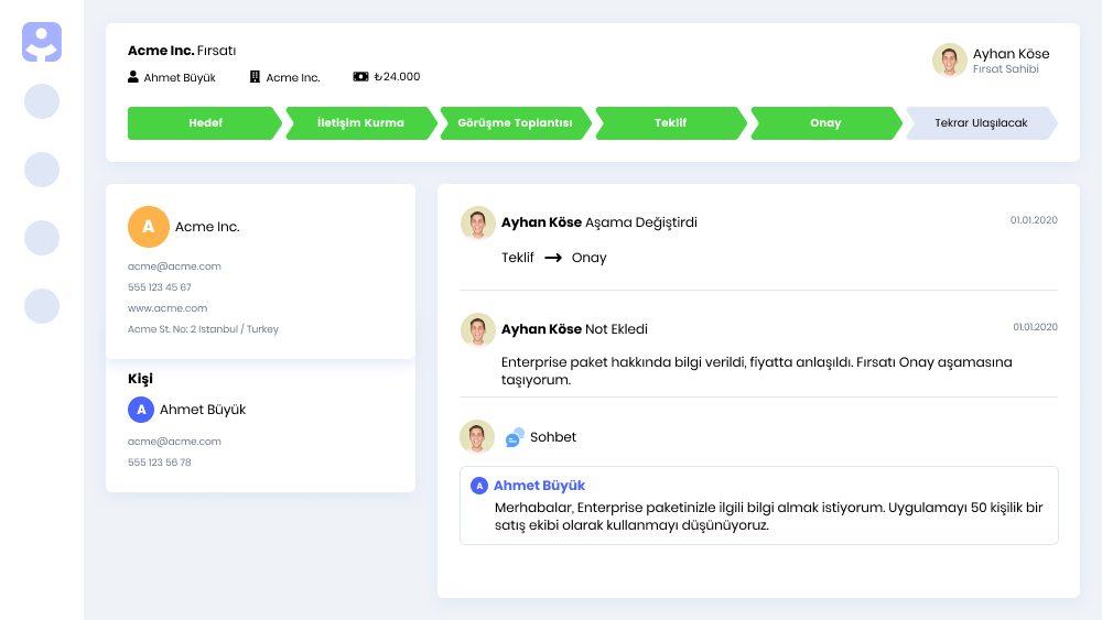 GELİŞMİŞ ETKİNLİK TAKİBİ